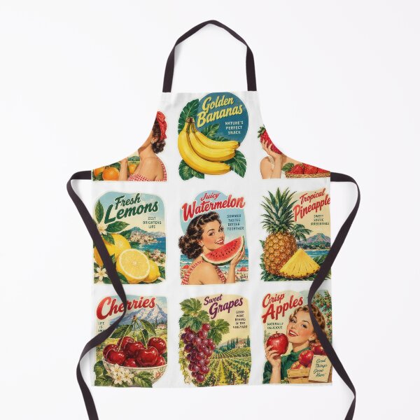Item preview, Sticker Decal Set - Vintage Fruit Charm Collage designed and sold by ForeverPrintsOK.