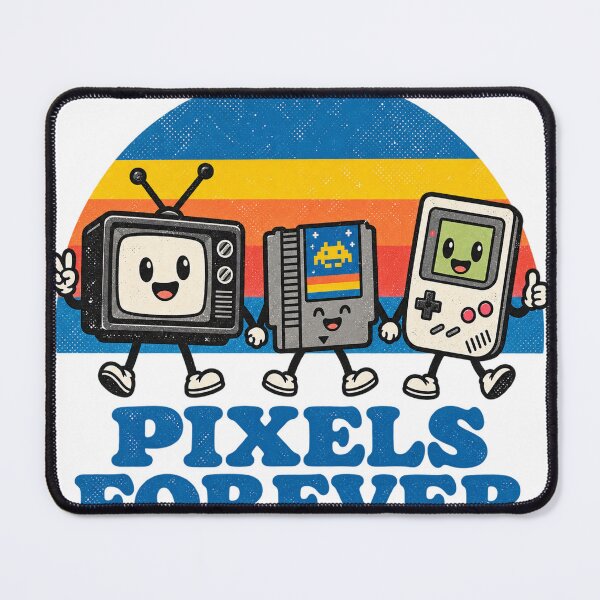 Item preview, Pixel Friends Retro Gaming Family designed and sold by LongIslandDesgn.