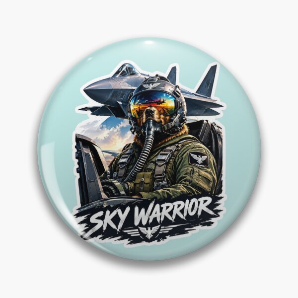 Item preview, Bear Sky Warrior - Fighter Pilot Jet Aviator designed and sold by carestazafeli.