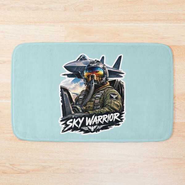 Item preview, Bear Sky Warrior - Fighter Pilot Jet Aviator designed and sold by carestazafeli.
