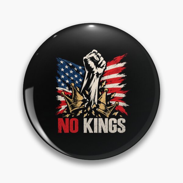Item preview, No Kings American Flag Middle Finger Protest designed and sold by TEEJAMBOREE.