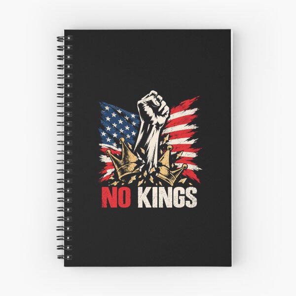 Item preview, No Kings American Flag Middle Finger Protest designed and sold by TEEJAMBOREE.