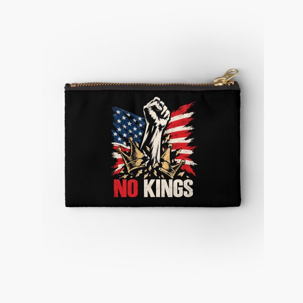 Item preview, No Kings American Flag Middle Finger Protest designed and sold by TEEJAMBOREE.