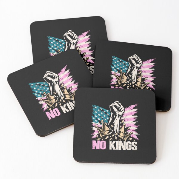 Item preview, No Kings American Flag Middle Finger Protest designed and sold by TEEJAMBOREE.