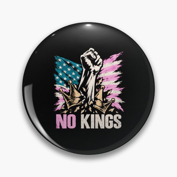 Item preview, No Kings American Flag Middle Finger Protest designed and sold by TEEJAMBOREE.