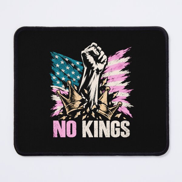 Item preview, No Kings American Flag Middle Finger Protest designed and sold by TEEJAMBOREE.