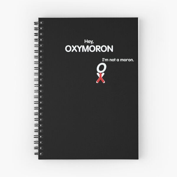 Item preview, Oxy, the Moron – Funny Oxymoron Wordplay designed and sold by PuniverseDesign.