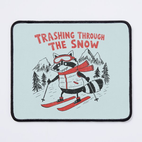 Item preview, Skiing Raccoon Trashing Through the Snow designed and sold by Studio Bootleg.