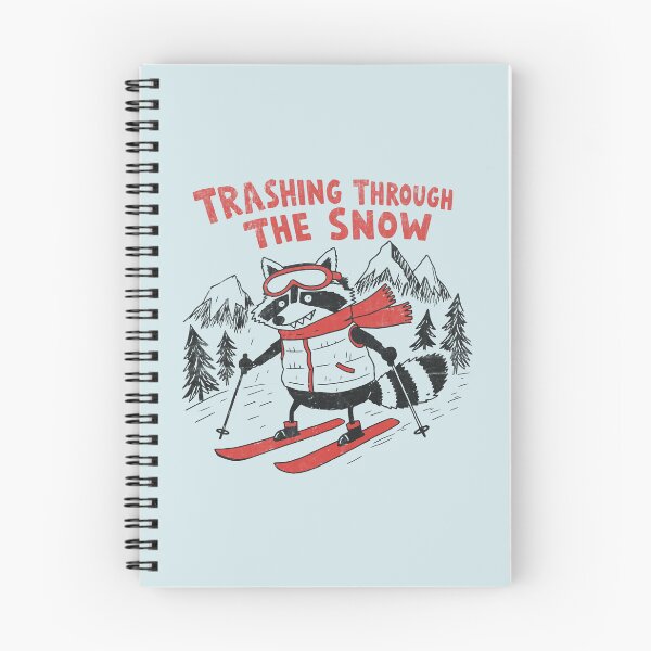 Item preview, Skiing Raccoon Trashing Through the Snow designed and sold by Studio Bootleg.