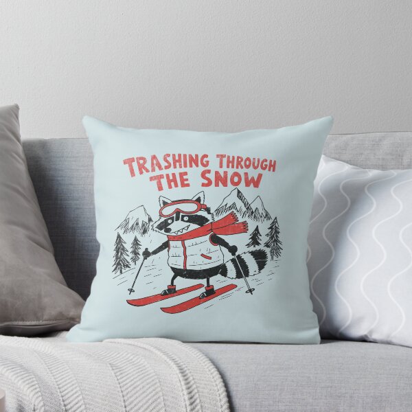 Item preview, Skiing Raccoon Trashing Through the Snow designed and sold by Studio Bootleg.