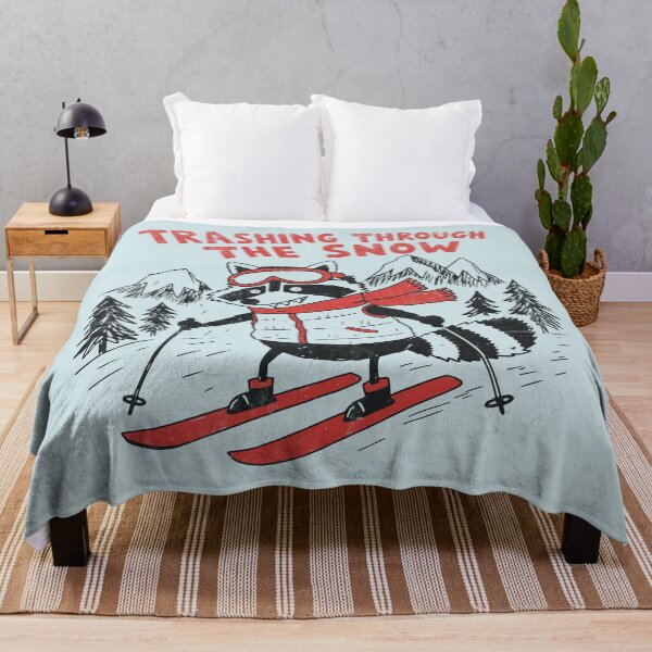 Item preview, Skiing Raccoon Trashing Through the Snow designed and sold by Studio Bootleg.