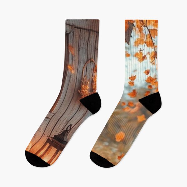 Item preview, Cozy Autumn Cabin Porch with Pumpkins — Scenic Fall Countryside Aesthetic designed and sold by LYAN-STORE.