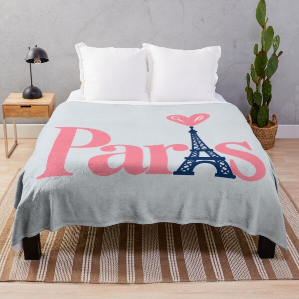 Item preview, Paris Typography Design with Eiffel Tower | Elegant French Travel Art designed and sold by MetaModel Editions.