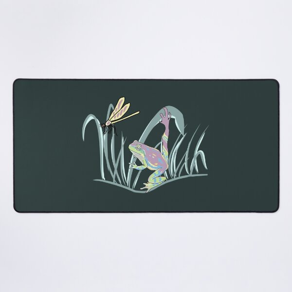 Item preview, Frog Trippy Cottagecore Aesthetic, Dragonfly Cute Toad Mushroom Forest Art designed and sold by LeshanArt.