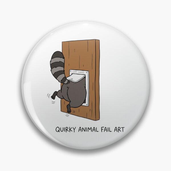 Item preview,  Funny Cute Animal Fail Quirky Cartoon Humorous Art designed and sold by El malah.