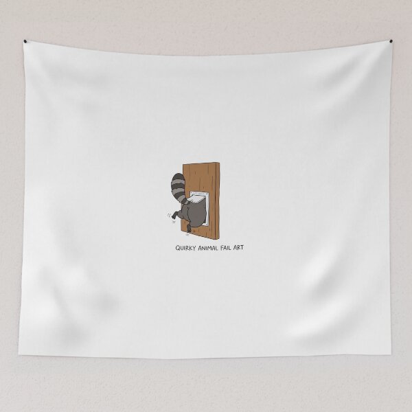 Item preview,  Funny Cute Animal Fail Quirky Cartoon Humorous Art designed and sold by El malah.