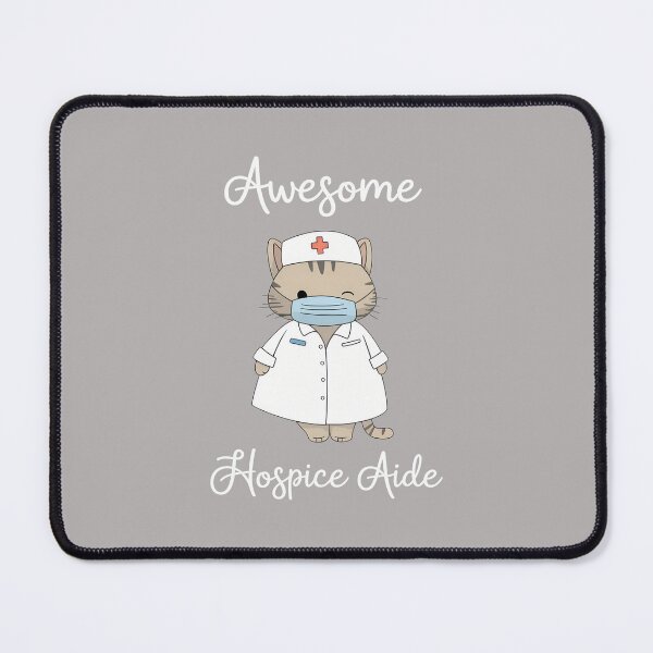 Item preview, Awesome Hospice Aide Cat Nurse Mask T-Shirt-63 designed and sold by UschiHinz.