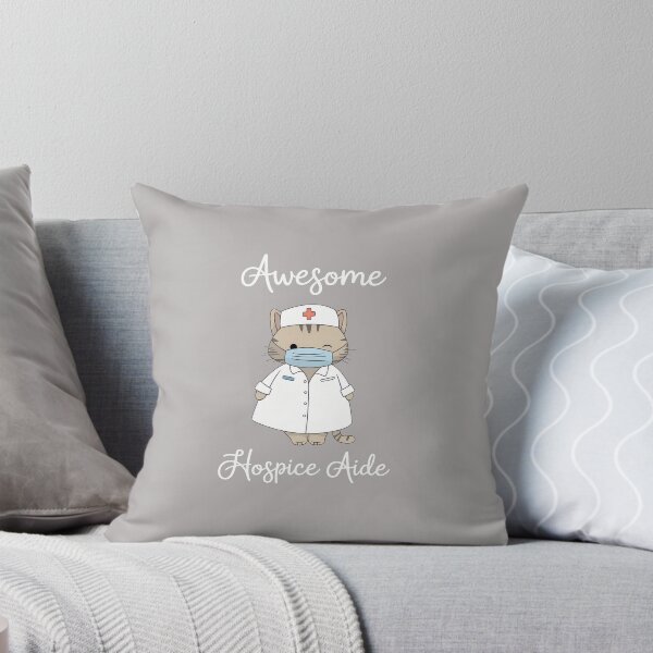 Item preview, Awesome Hospice Aide Cat Nurse Mask T-Shirt-63 designed and sold by UschiHinz.