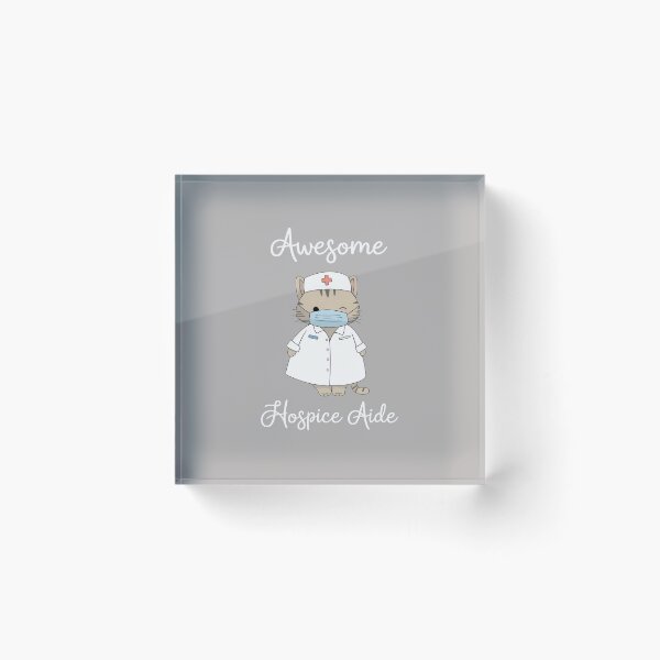 Item preview, Awesome Hospice Aide Cat Nurse Mask T-Shirt-63 designed and sold by UschiHinz.