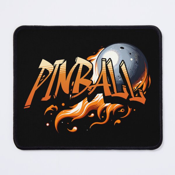 Item preview, Flaming Silver Pinball Speed Graphic designed and sold by MaxnGeorge.