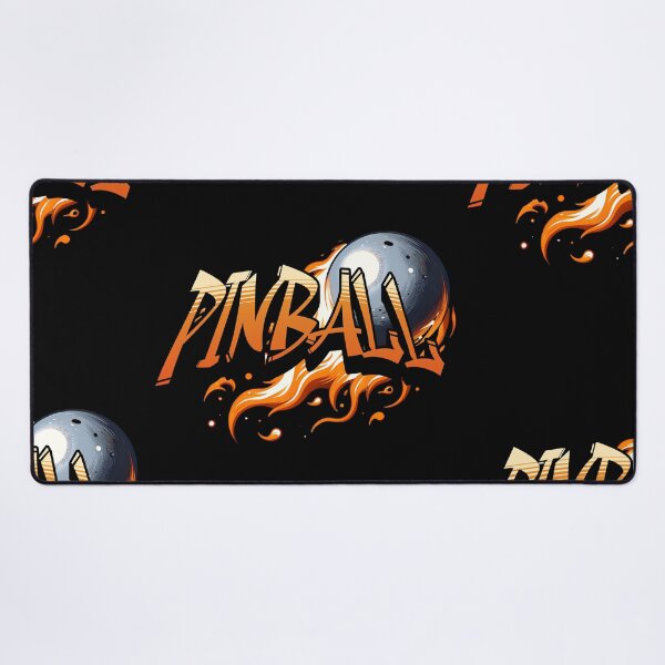 Item preview, Flaming Silver Pinball Speed Graphic designed and sold by MaxnGeorge.