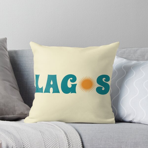 Item preview, Lagos Nigeria | Retro Groovy Sunny Travel Souvenir designed and sold by MammothArt.