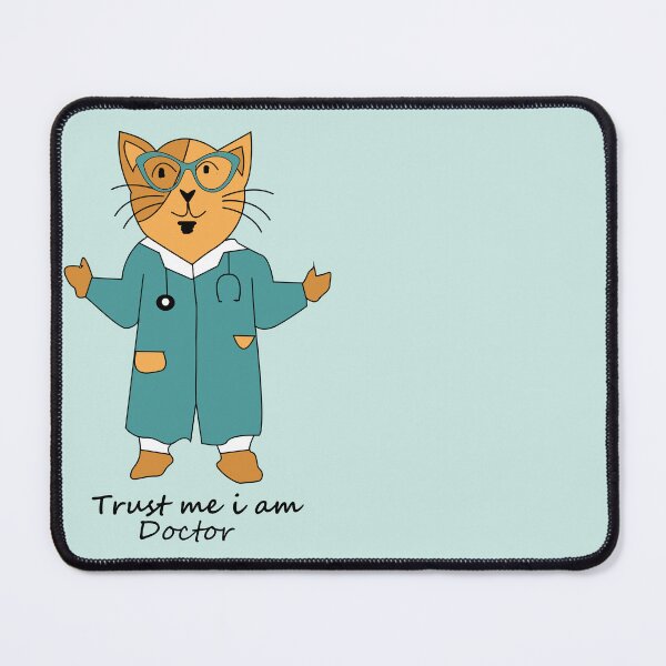 Item preview, Funny Cat Doctor Medical Humor designed and sold by hutofdesigns.