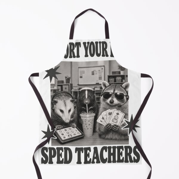 Item preview, Support Your Local SPED Teachers Raccoon Possum Skunk Design designed and sold by VGAfanatic.