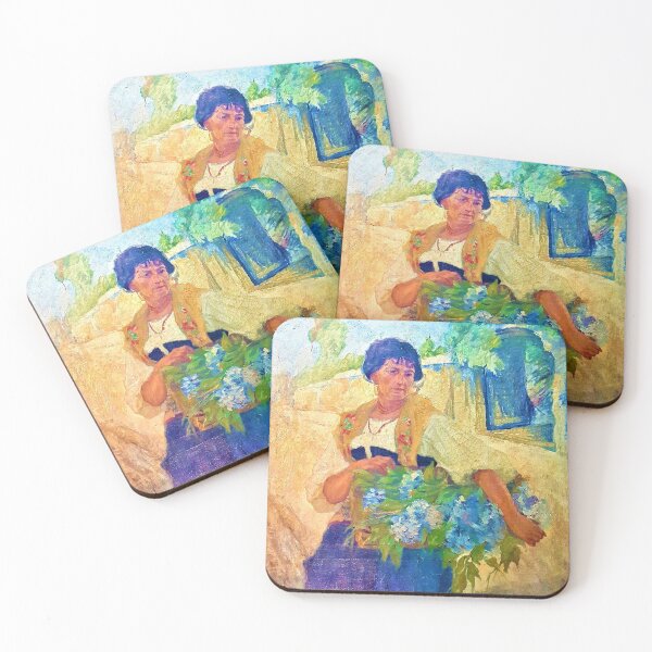 Item preview, The Flower Seller of Rome designed and sold by  Youssef Kamel-Official Collection.