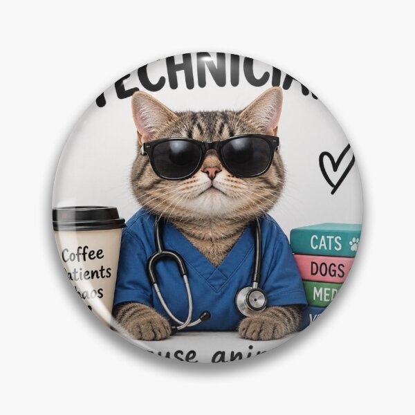 Item preview, Veterinary Tehnician- Caffe, Patient and Chaos designed and sold by SyanKitty.