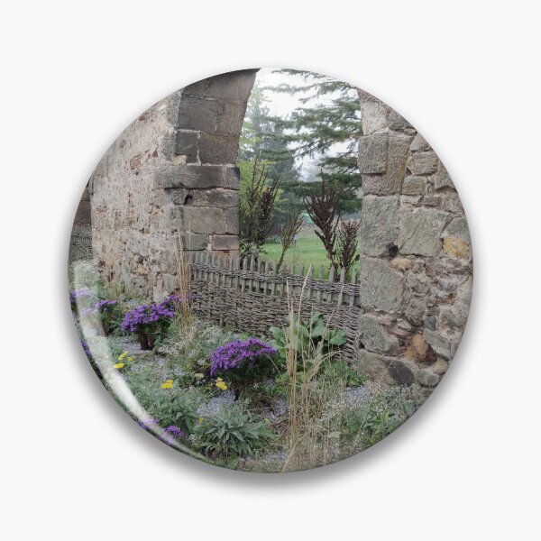 Item preview, Monastery wall with flowers designed and sold by Gourmetkater.
