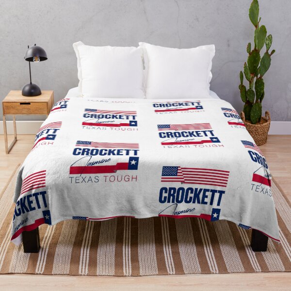 Item preview, Jasmine Crockett Texas Tough 2026 Political Campaign American Flag Graphic Art designed and sold by LouAbshire.
