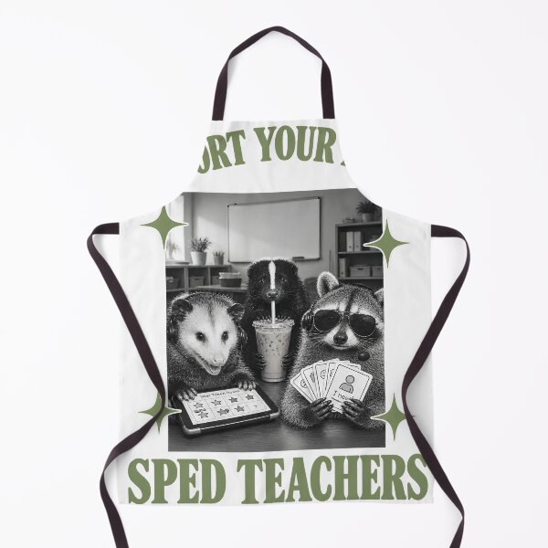 Item preview, Support Your Local SPED Teachers Raccoon Possum Skunk Design designed and sold by VGAfanatic.