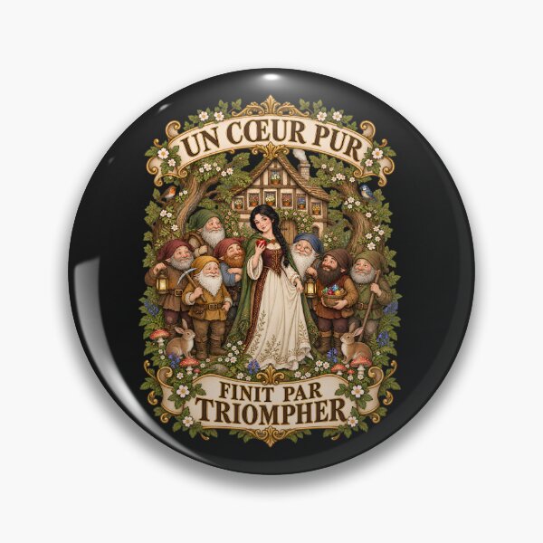 Item preview, Blanche-Neige et les Sept Nains – Un cœur pur finit par triompher designed and sold by NinaCreator.