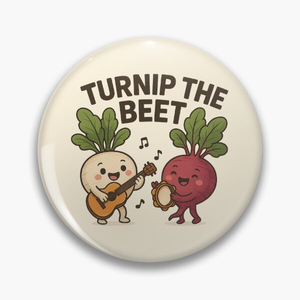 Item preview, Turnip The Beet | Cute Vegetable Music Duo designed and sold by Moons Studio.
