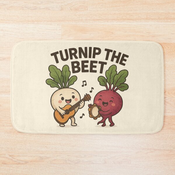 Item preview, Turnip The Beet | Cute Vegetable Music Duo designed and sold by Moons Studio.