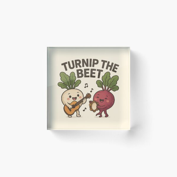 Item preview, Turnip The Beet | Cute Vegetable Music Duo designed and sold by Moons Studio.