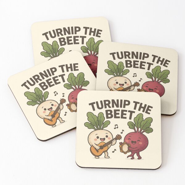Item preview, Turnip The Beet | Cute Vegetable Music Duo designed and sold by Moons Studio.