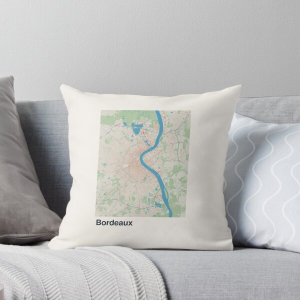 Item preview, Bordeaux Minimalistic Map Art designed and sold by MapsNerd.