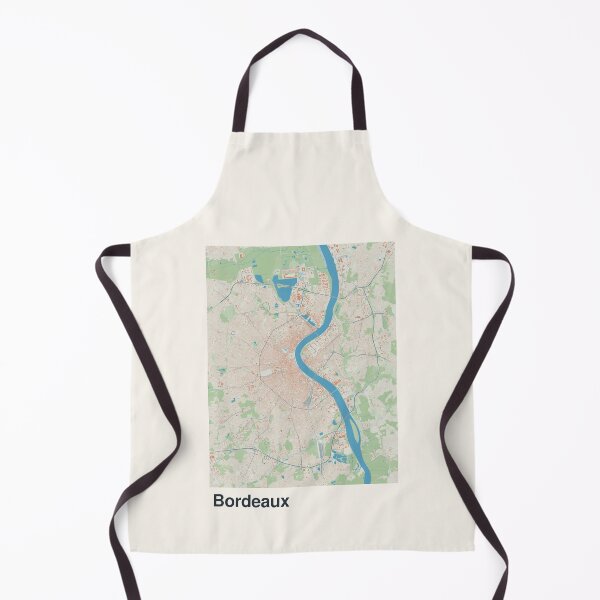 Item preview, Bordeaux Minimalistic Map Art designed and sold by MapsNerd.