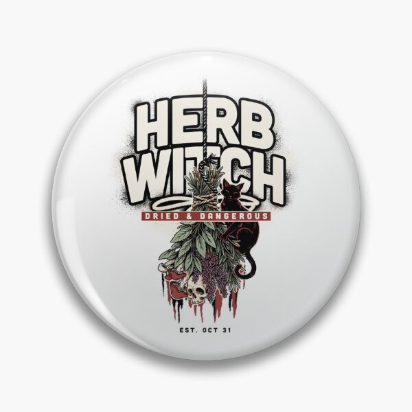 Item preview, Herb Witch Halloween Design Graphic Tee v17 designed and sold by DarylWelsh2024.