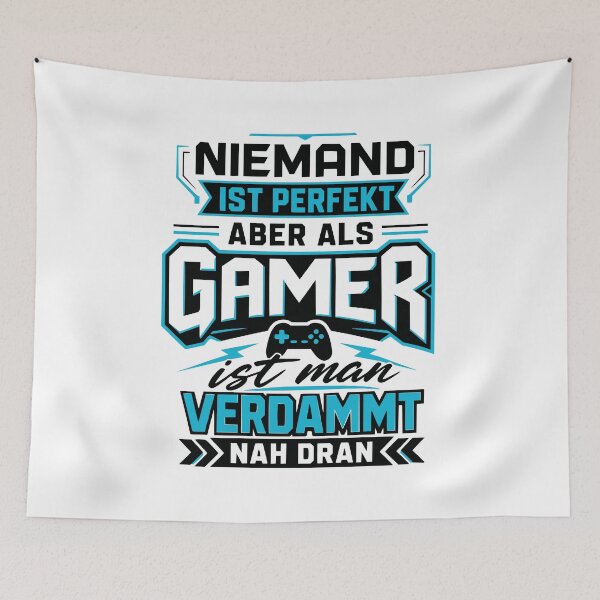 Item preview, Nobody's perfect, but as a gamer... designed and sold by Loona97.