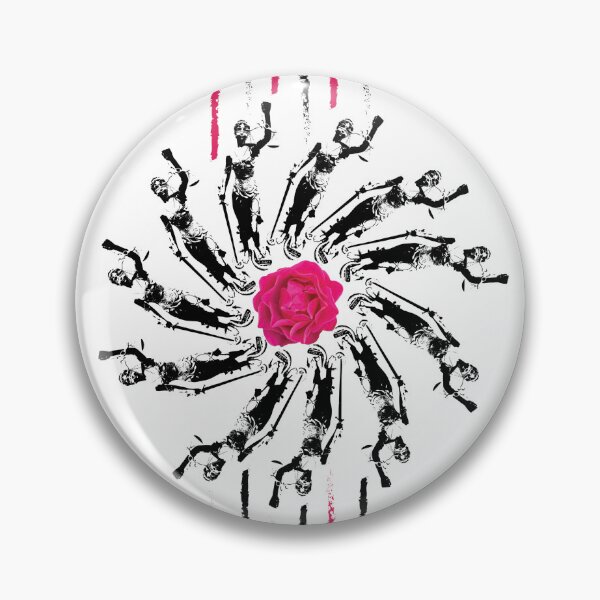 Item preview, Lady Justice & Rose Radials on White designed and sold by Digitalmyth's Designs.