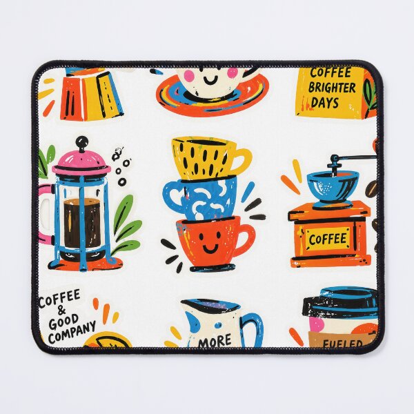 Item preview, Sticker Decal Set - Cute Coffee Sticker Pack | Whimsical Café Lover Doodle Collection designed and sold by ForeverPrintsOK.