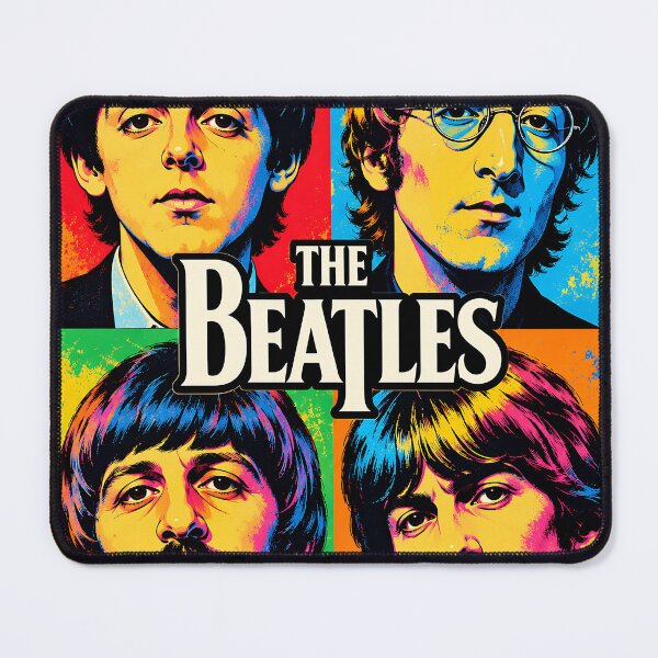 Artikelvorschau, Die Beatles Pop Art entworfen und verkauft von Rockett Graphics.