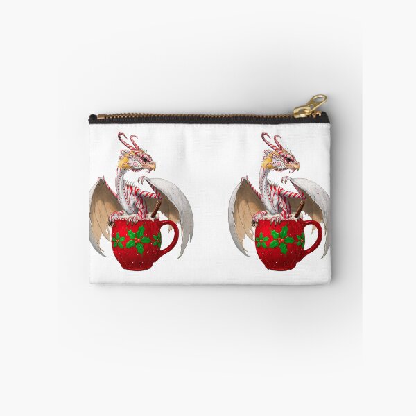 Item preview, White candy cane eggnog dragon in red cup designed and sold by Stanley Morrison.