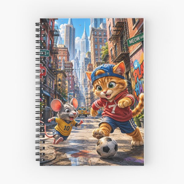 Item preview, Funny cat mouse Soccer art designed and sold by urbanshop7.