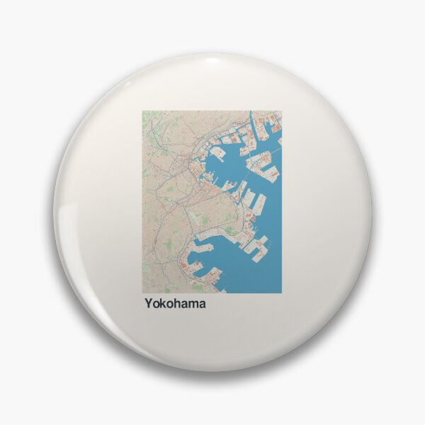 Item preview, Yokohama Minimalistic Map Art designed and sold by MapsNerd.