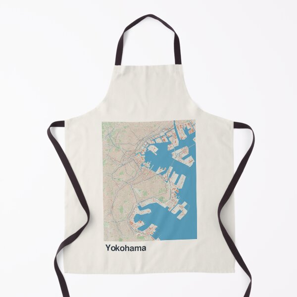 Item preview, Yokohama Minimalistic Map Art designed and sold by MapsNerd.