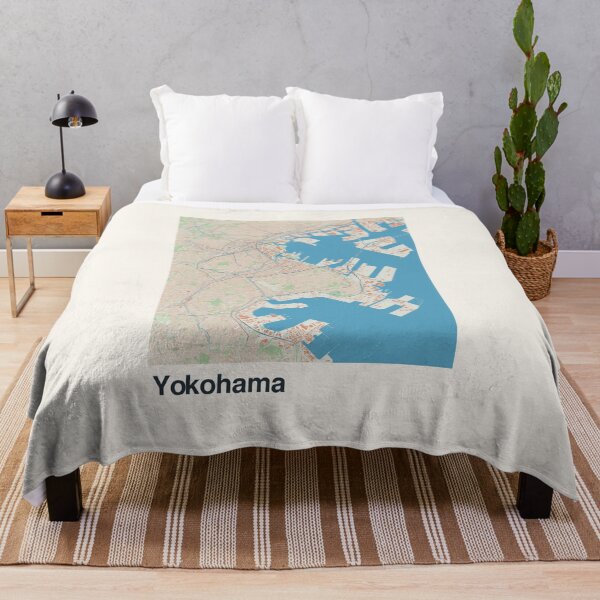 Item preview, Yokohama Minimalistic Map Art designed and sold by MapsNerd.